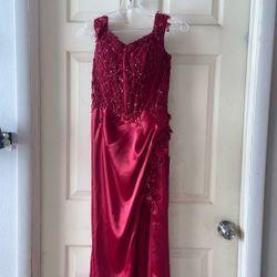 New Red Prom Dress / Vestido Rojo Para Prom
