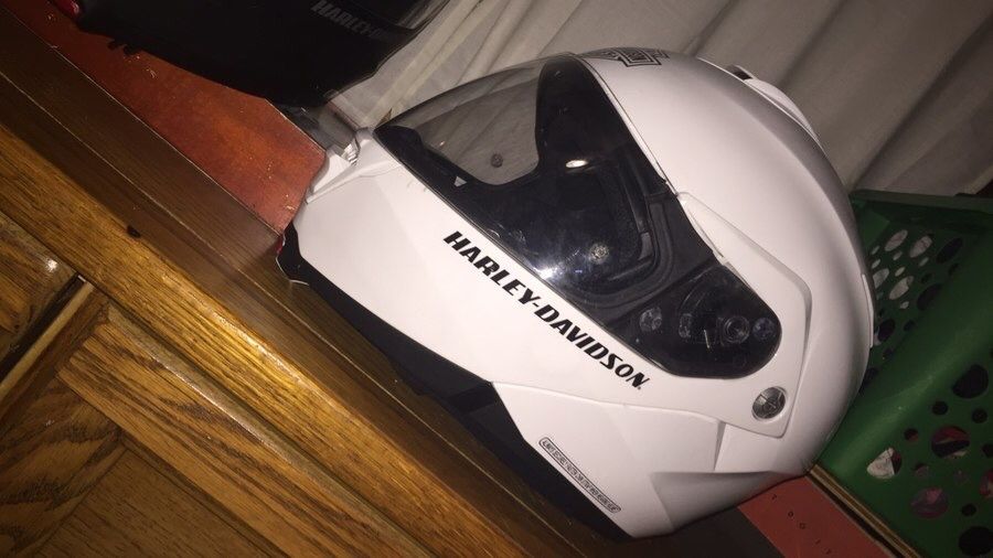 Harley Davidson motorcycle helmet