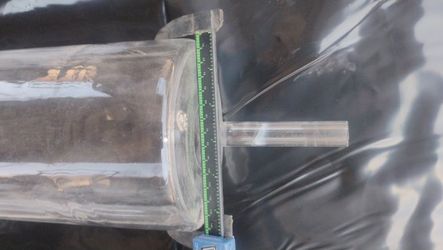 GE Fused Quartz Tube 80" x 6" Diameter 10mm Wall Flared End Tubulation Lamp Envelope Custom Made