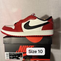 Air Jordan 1 low Retro OG Chicago Mens Size 10