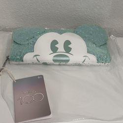Hallmark Exclusive Disney 100 Years of Wonder Holographic Wallet by Loungefly 