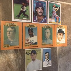 Vintage Baseball Cards (some Signed)