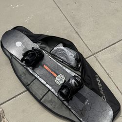 153 Salomon Craft/ Trigger X Bindings/ Dakine 165cm Board Bag