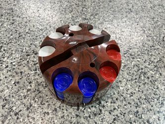 Vintage 70’s Poker Chips with Caddy