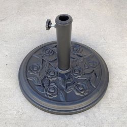 (Brand New) $19 Umbrella Base 18 Inches Round 18 lbs Patio Stand Outdoor Garden Market