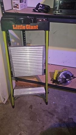 Little Giant 2-Step Fiberglass Ladder & Ryobi 7-1/4" Circular Saw Bundle