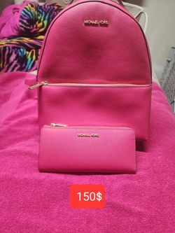 Michael Kors Backpack And Wallet