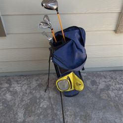 Golf Bag And Golf Clubs