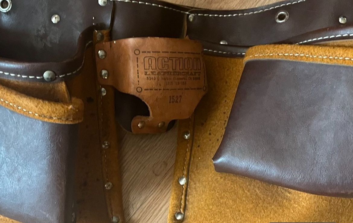 Action LEATHER CRAFT Tool Belt. ( Adjustable)