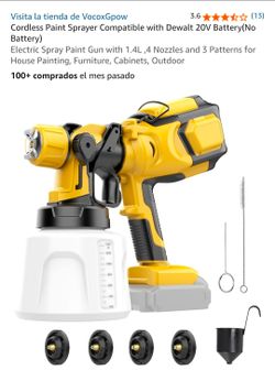 Paint sprayer cordless