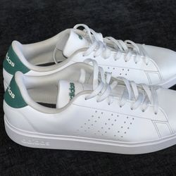 Adidas White Green Sneakers 11 1/12