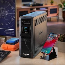 CyberPower CP1500PFCLCD PFC Sinewave UPS Battery Backup and Surge Protector, 1500VA/1000W, 12 Outlets, AVR, Mini Tower; UL Certified
Amazon's Choice
