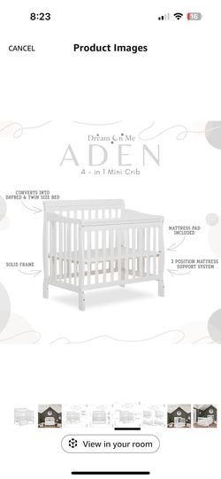 Mini Crib And Serta Mattress