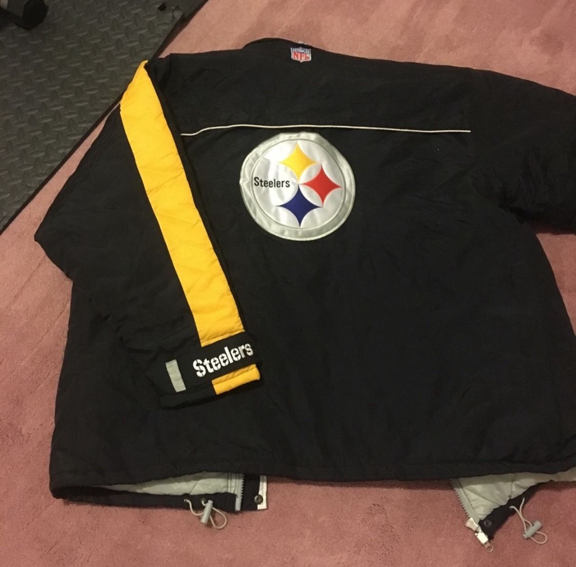 Steelers Coat XXL  Shoes