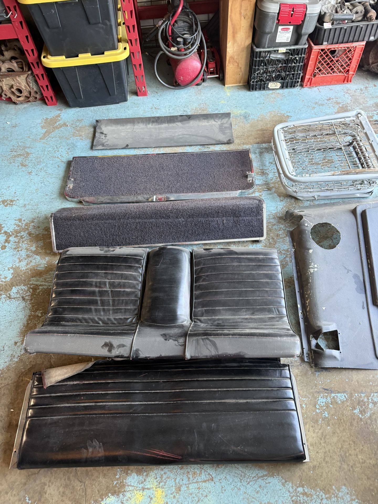 Original 65-66 Mustang Fastback Folding Seat and Assembly