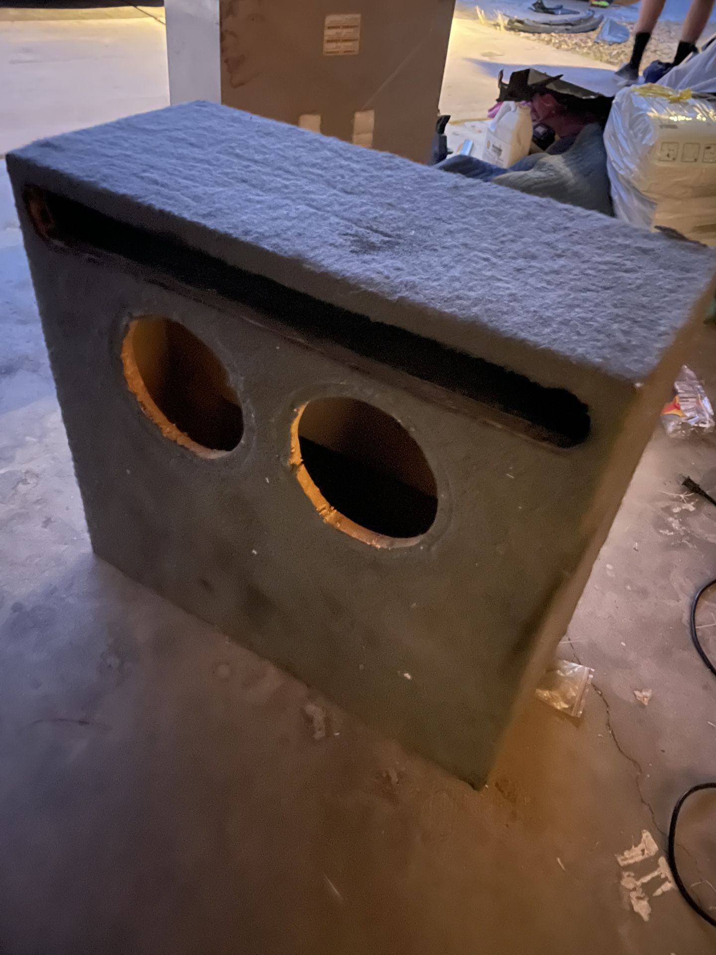 Dual 8” Sub Custom Box Tuned To 38hz