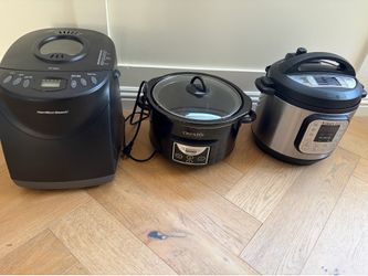 Crockpot + Instant Pot + Bread Machine