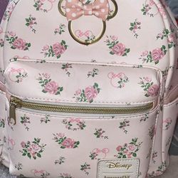 Loungefly Backpack (Floral Pink)