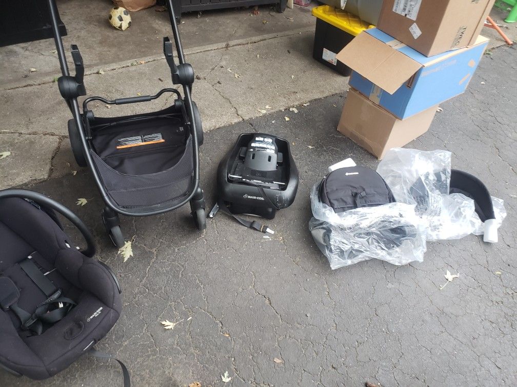 Car seat stroller set 5 in 1