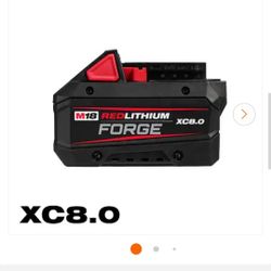 Milwaukee M18 Forge XC8.0 Battery