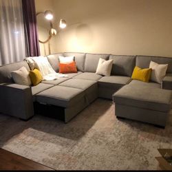 Giant Sectional Couch With Storage