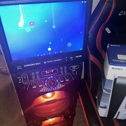 Bluetooth Karaoke Speaker Comes With Imbedded Tablet 