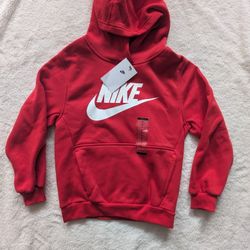 Nike Red Hoodie Sweatshirt NWT Youth Medium