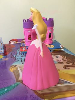 Disney princess aurora coin bank