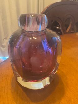Fifthe Avenue Crystal art glass perfume bottle