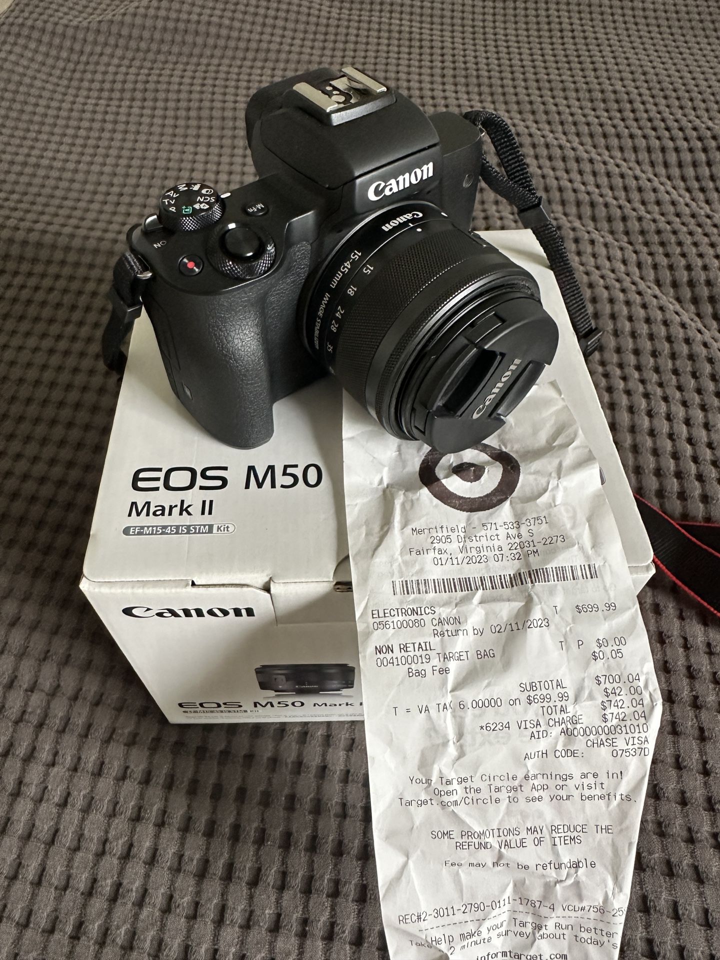 Canon M50 Mark 2 and EF-M 15-45mm Lens