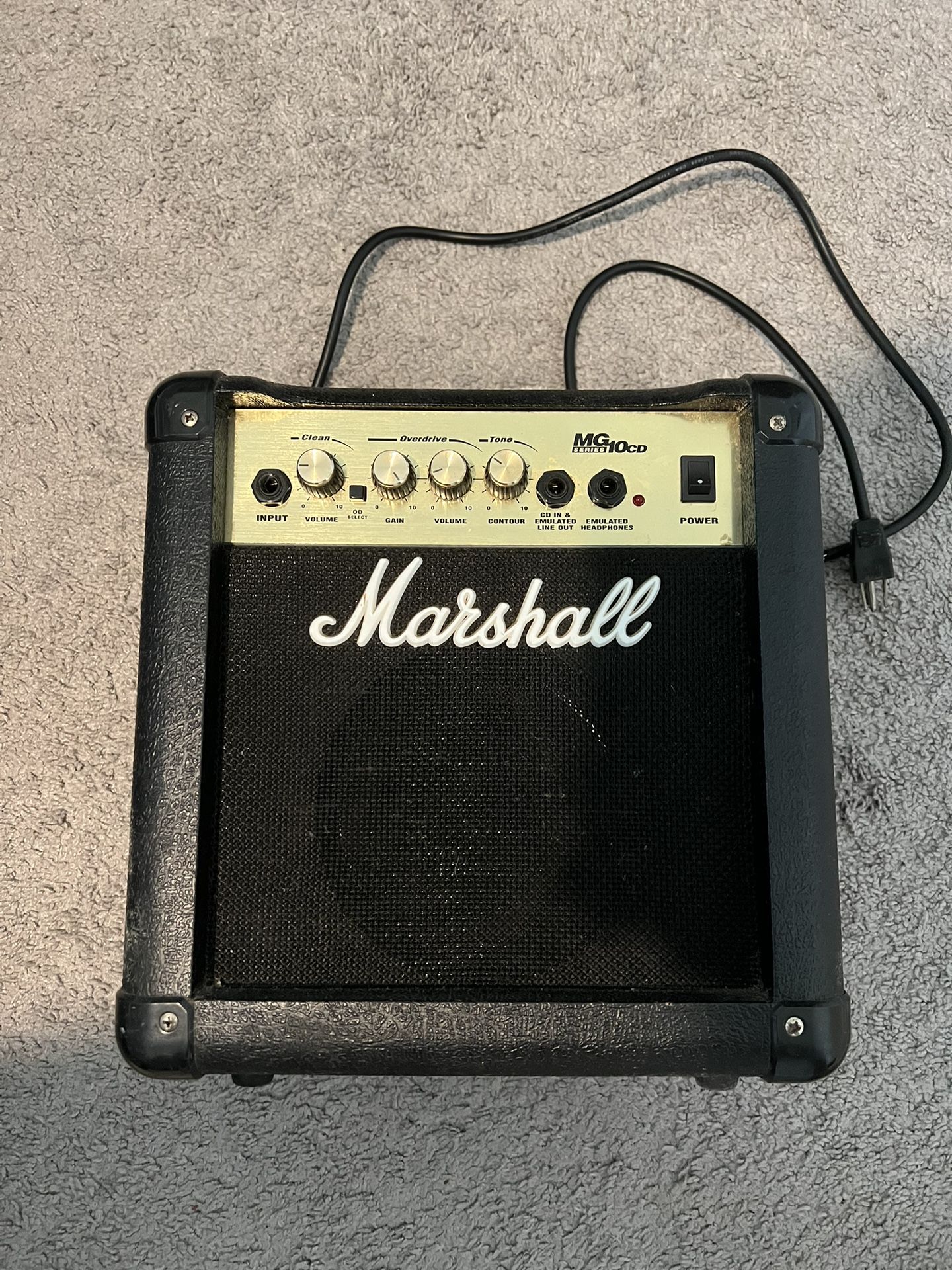Electric guitar amp Marshall 10cd 10 Watts