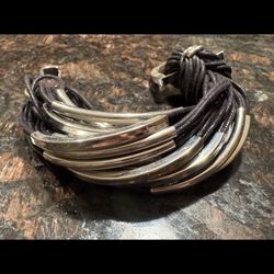 Armani Exchange Multi Strand Black Bracelet