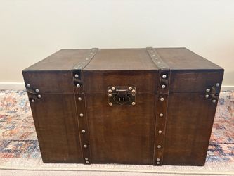 Wooden treasure chest