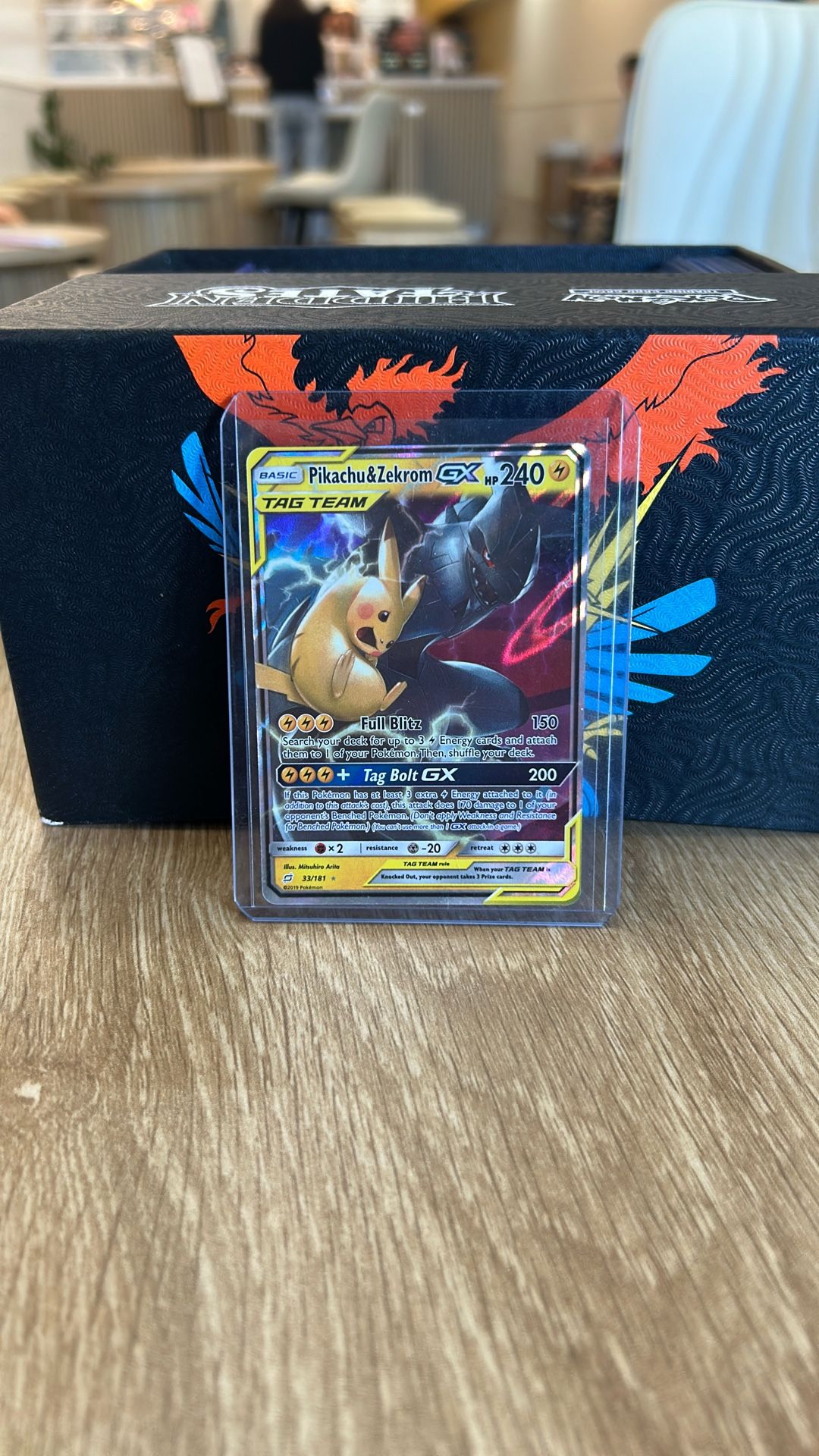 Pikachu Zekrom GX Tag Team