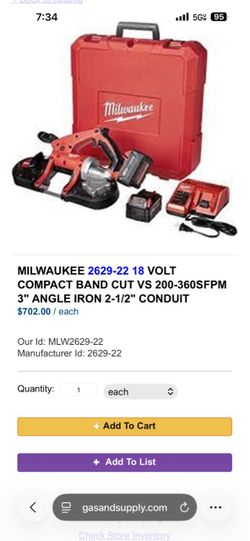 Milwaukee M18 FUEL Cordless Deep Cut Band Saw Kit