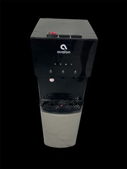 Avalon A4BLWTRCLR Bottom Loading Hot & Cold Water Dispenser – Black & Stainless – For Parts or Repair