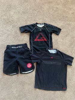 Gracie Barra No Gi shorts and shirts kids Small and Medium