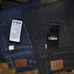 23' Straight Athletic Fit Jean (Jet Black) & 2023 Straight Athletic Fit Jeans (Medium Wash)