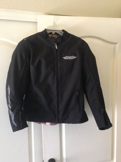 Lady’s Street n Steel motorcycle jacket w/body armor, removable cold weather lining and warm weather vents