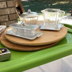 Butter, Cream Sugar Containers