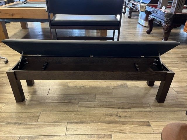 72 Inch Gameroom Storage Bench