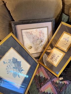 Flower paintings