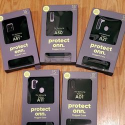 Protect ONN  Rugged Hard Heavy Duty Samsung Galaxy A Series Phone Covers..For ALL differnt Model Samung Phones..Brand New