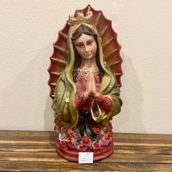 Imagen de la Virgen de Guadalupe / Our Lady of Guadalupe 15x9x7 $30