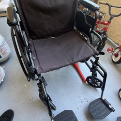 Wheel Chair with Foot Pedals 
