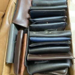 17 Different Leather /hard Case Eye Glass Covers $2 Each