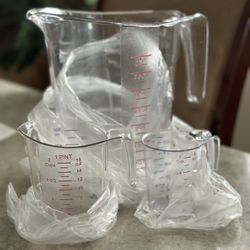 3 Polycarbonate Measuring Cup