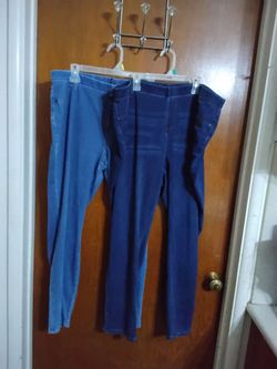 Ladies 2XL stretch jeans both for