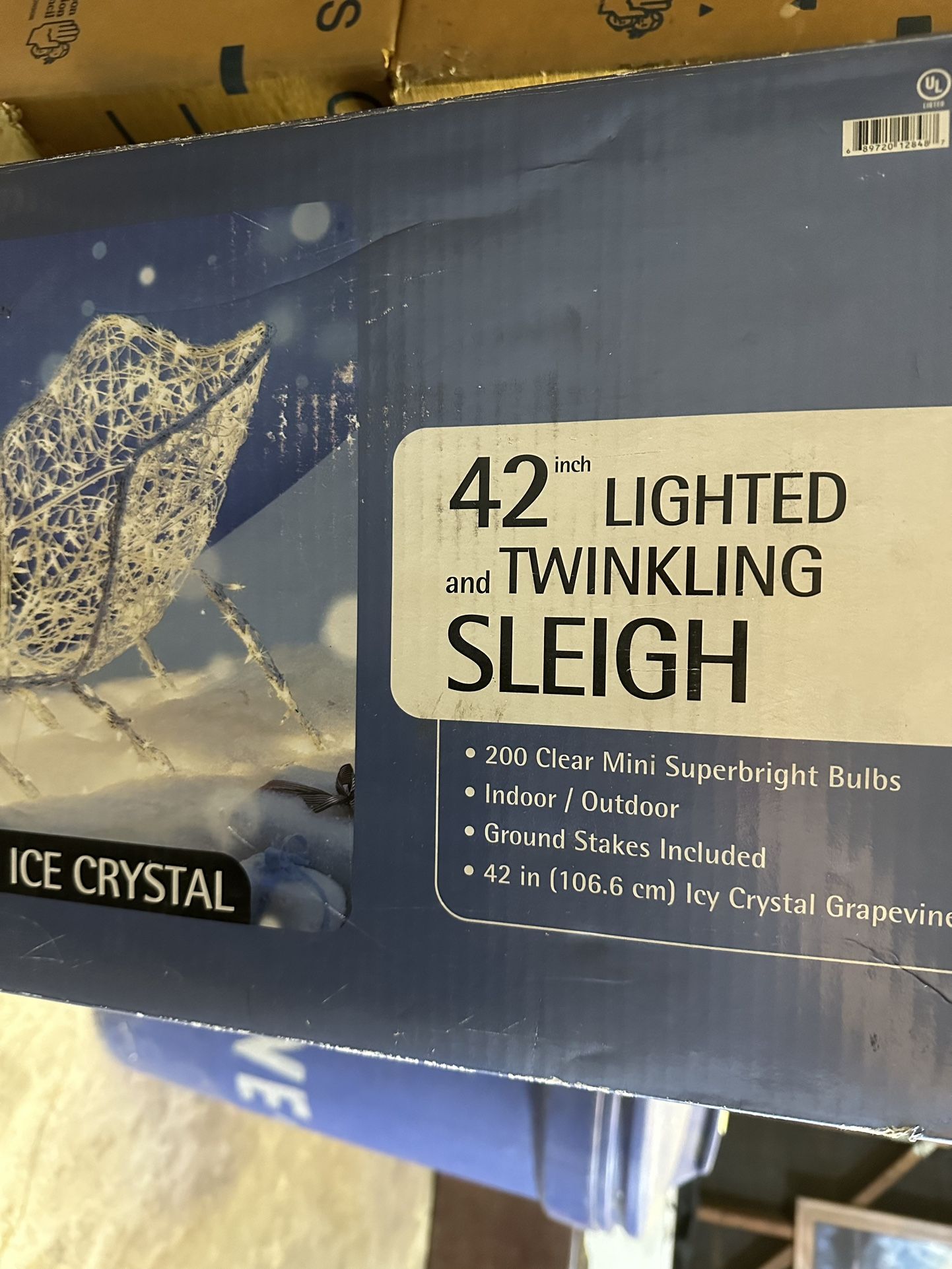 Lighted Twinkling Sleigh