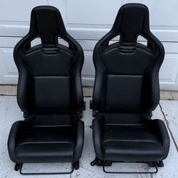 Recaro Sportster CS Reclinable Racing Seats and Plated Seat Brackets  - $2,100